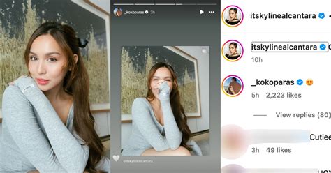 Kobe Paras drops heart eyes on Kyline Alcantara's post, shares it .
